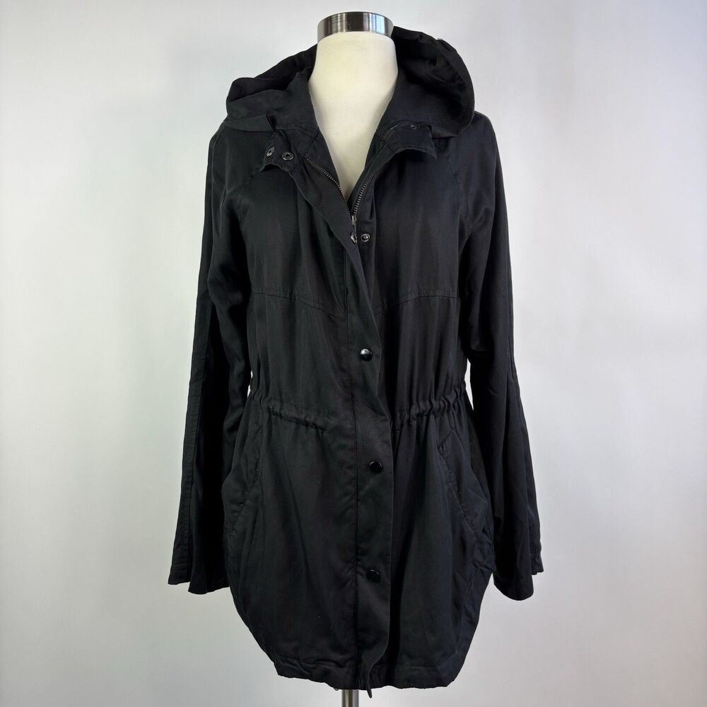 Y2K Market & spruce Hooded Jacket M Utility Boho Drawstring Waist Oversized